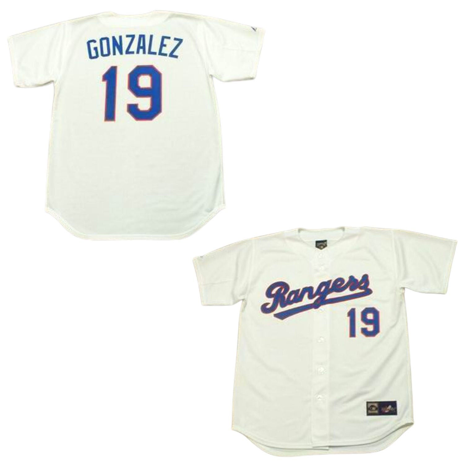 MLB Juan Gonzalez Texas Rangers 19 Jersey The Jersey King