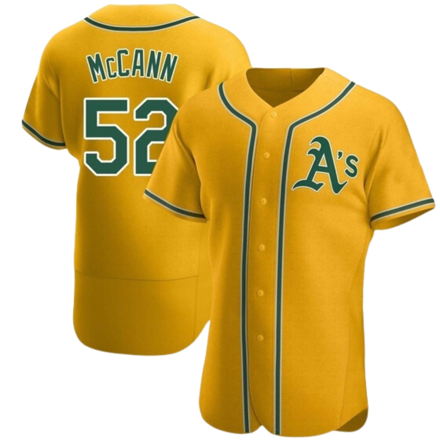 MLB Kyle McCann Oakland Athletics 52 Jersey