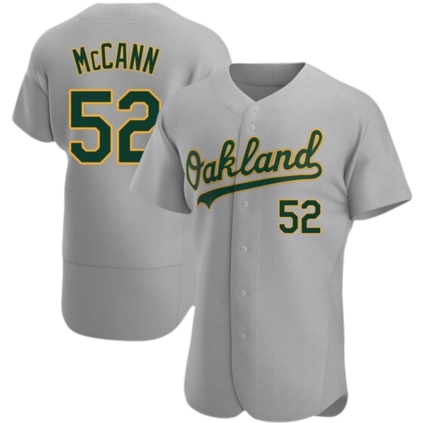 MLB Kyle McCann Oakland Athletics 52 Jersey