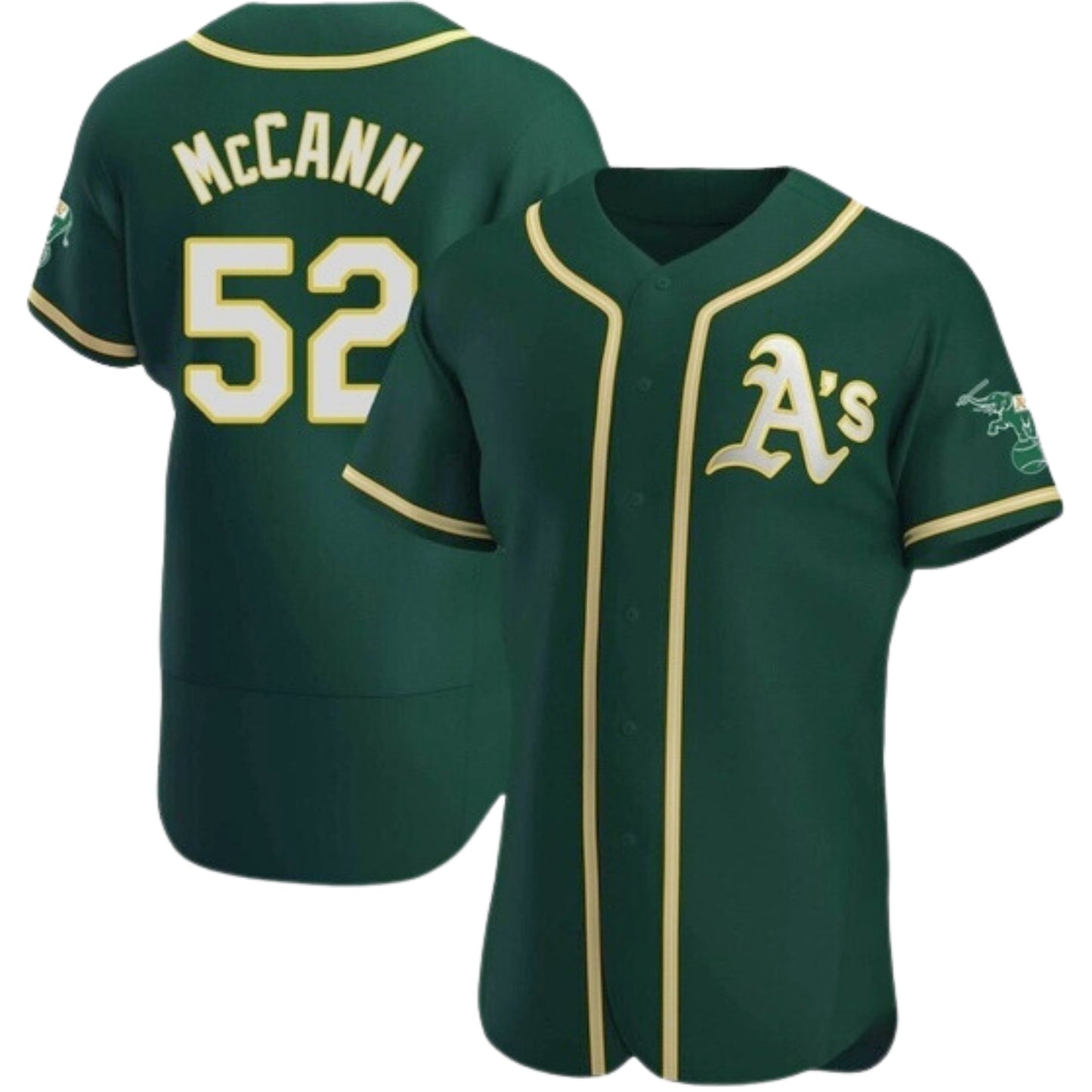 MLB Kyle McCann Oakland Athletics 52 Jersey