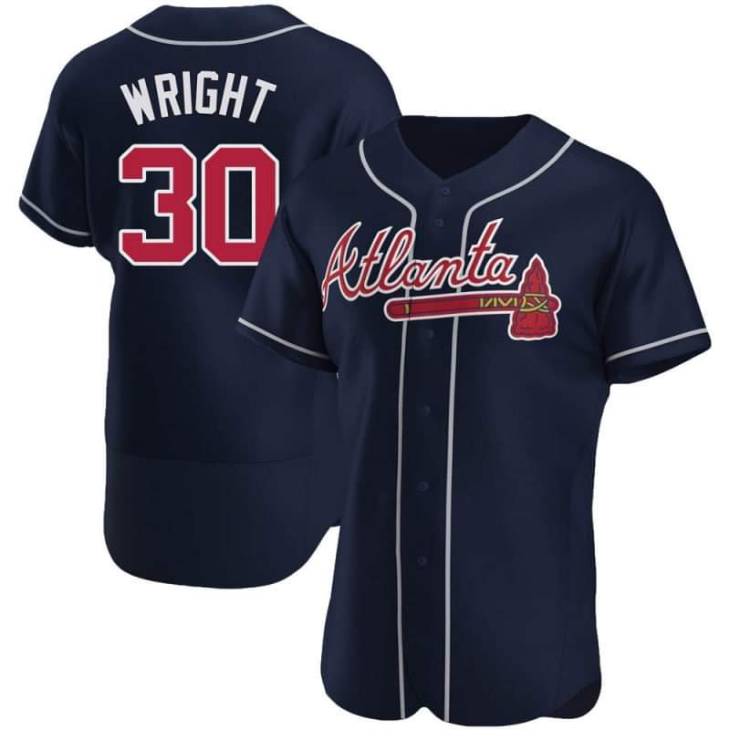 MLB Kyle Weight Atlanta Braves 30 Jersey