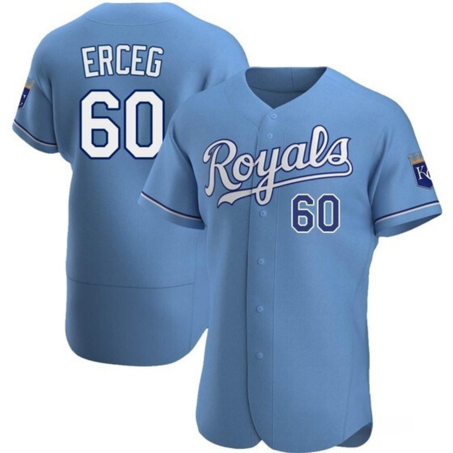 MLB Lucas Erceg Kansas City Royals 60 Jersey