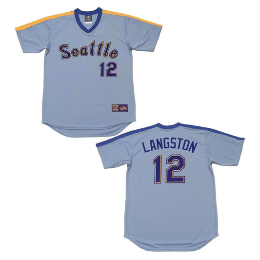 MLB Mark Langston California Angels 12 Jersey