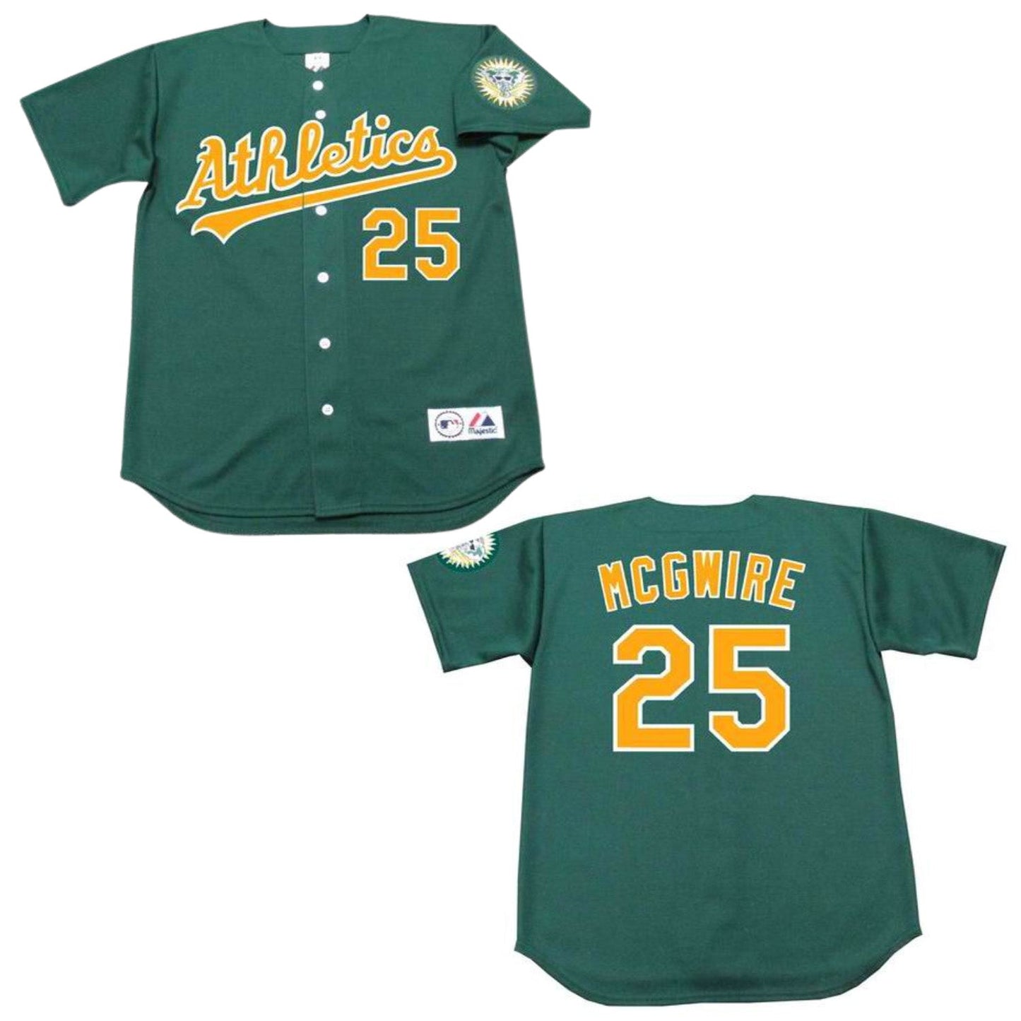 MLB Mark McGwire Oakland Athletics 25 Jersey