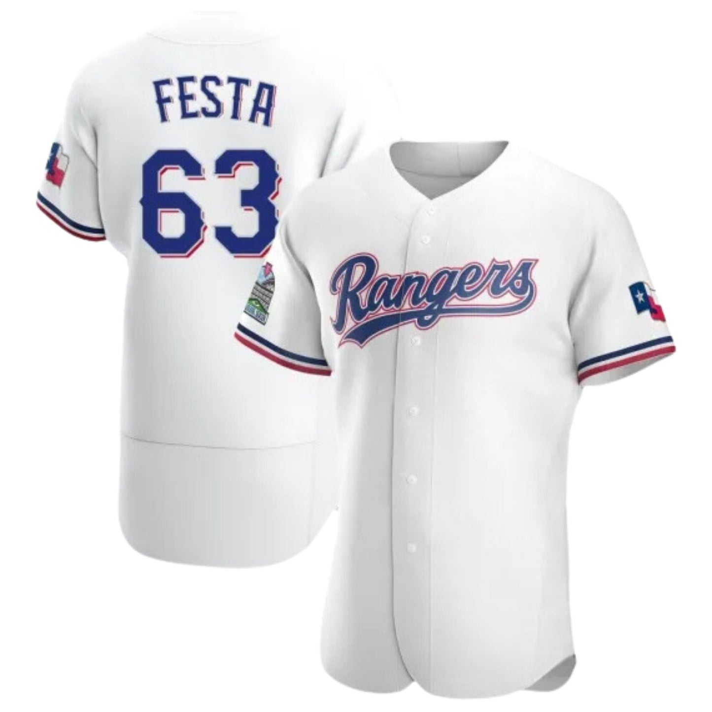 MLB Matt Festa Texas Rangers 63 Jersey