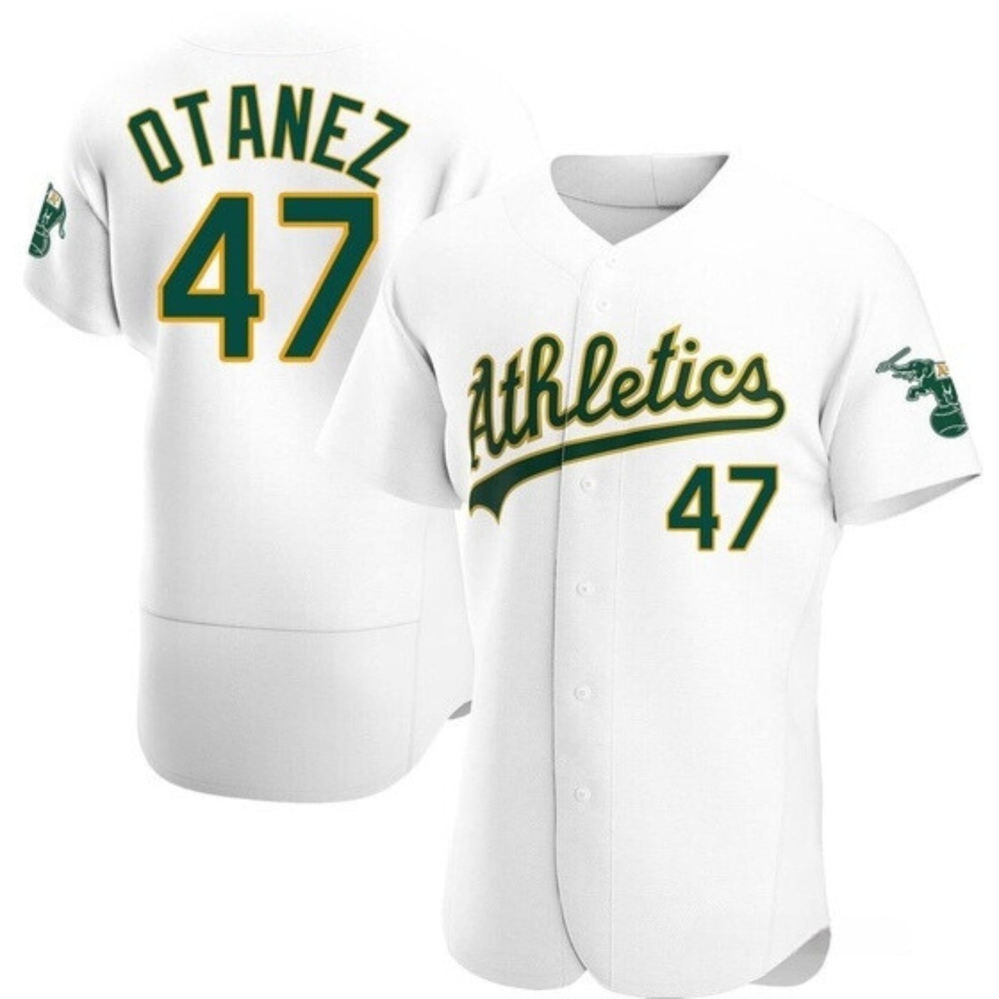 MLB Michel Otañez Oakland Athletics 47 Jersey