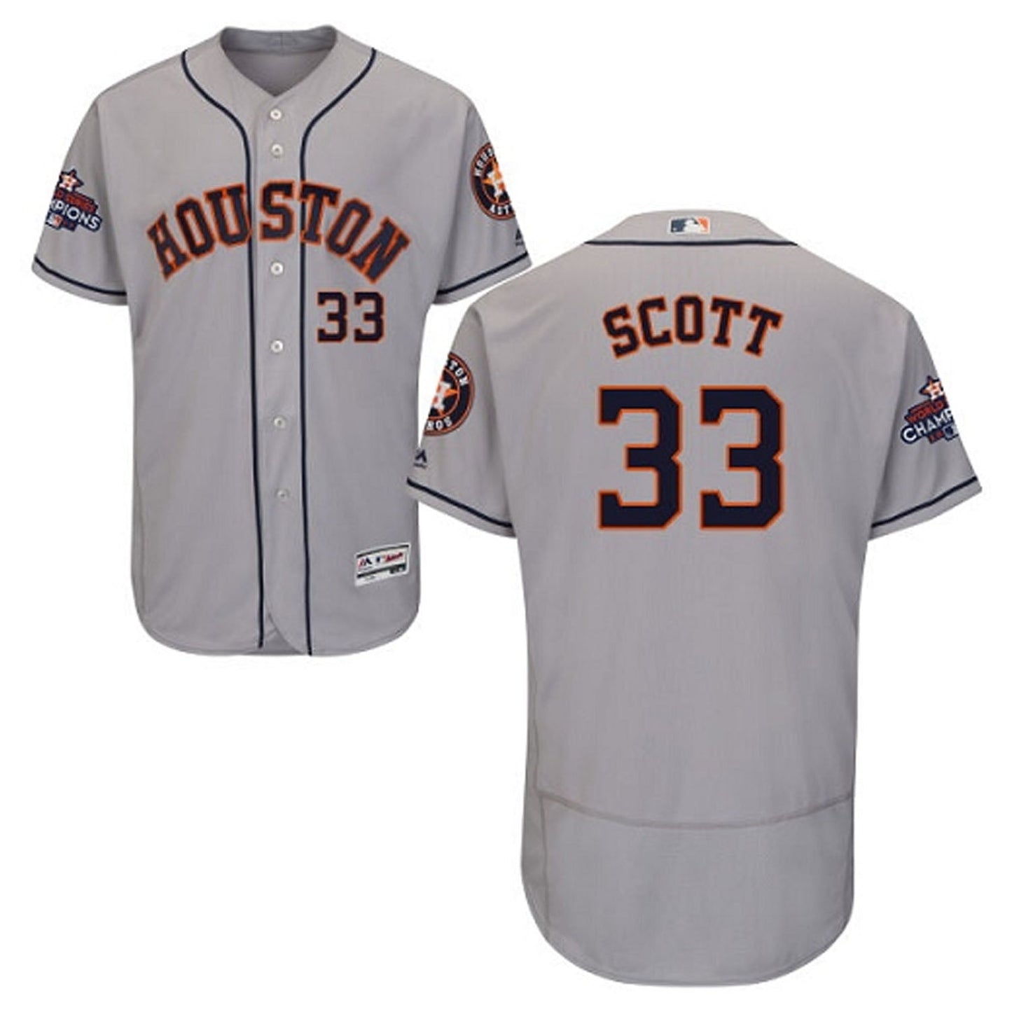 MLB Mike Scott Houston Astros 33 Jersey