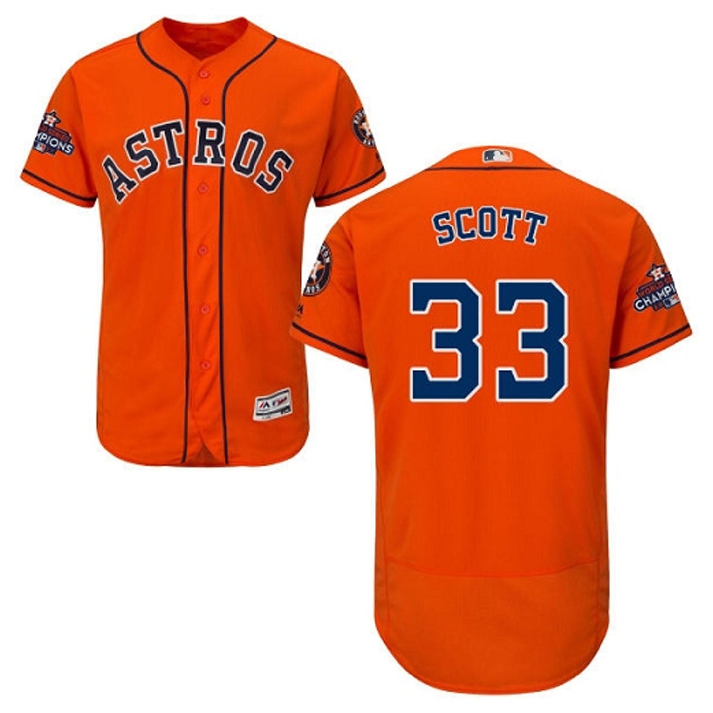 MLB Mike Scott Houston Astros 33 Jersey