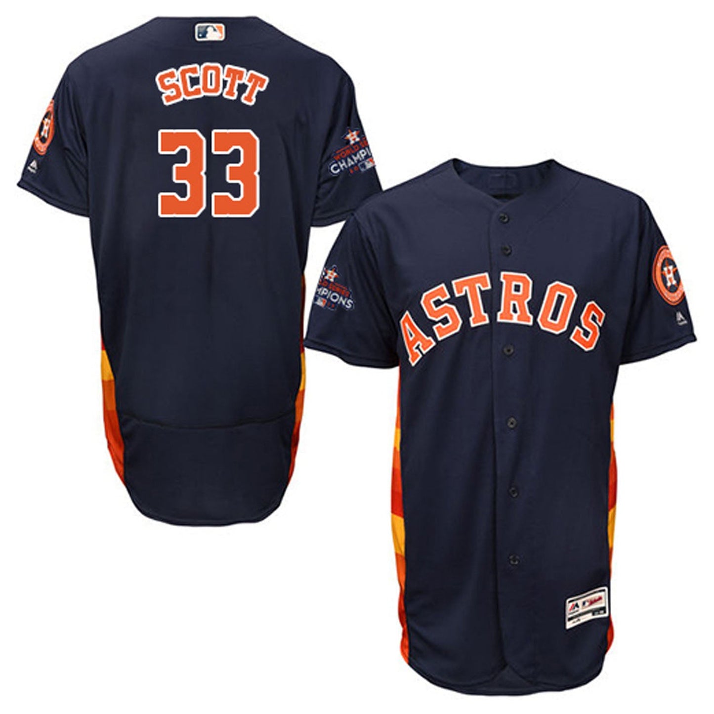 MLB Mike Scott Houston Astros 33 Jersey