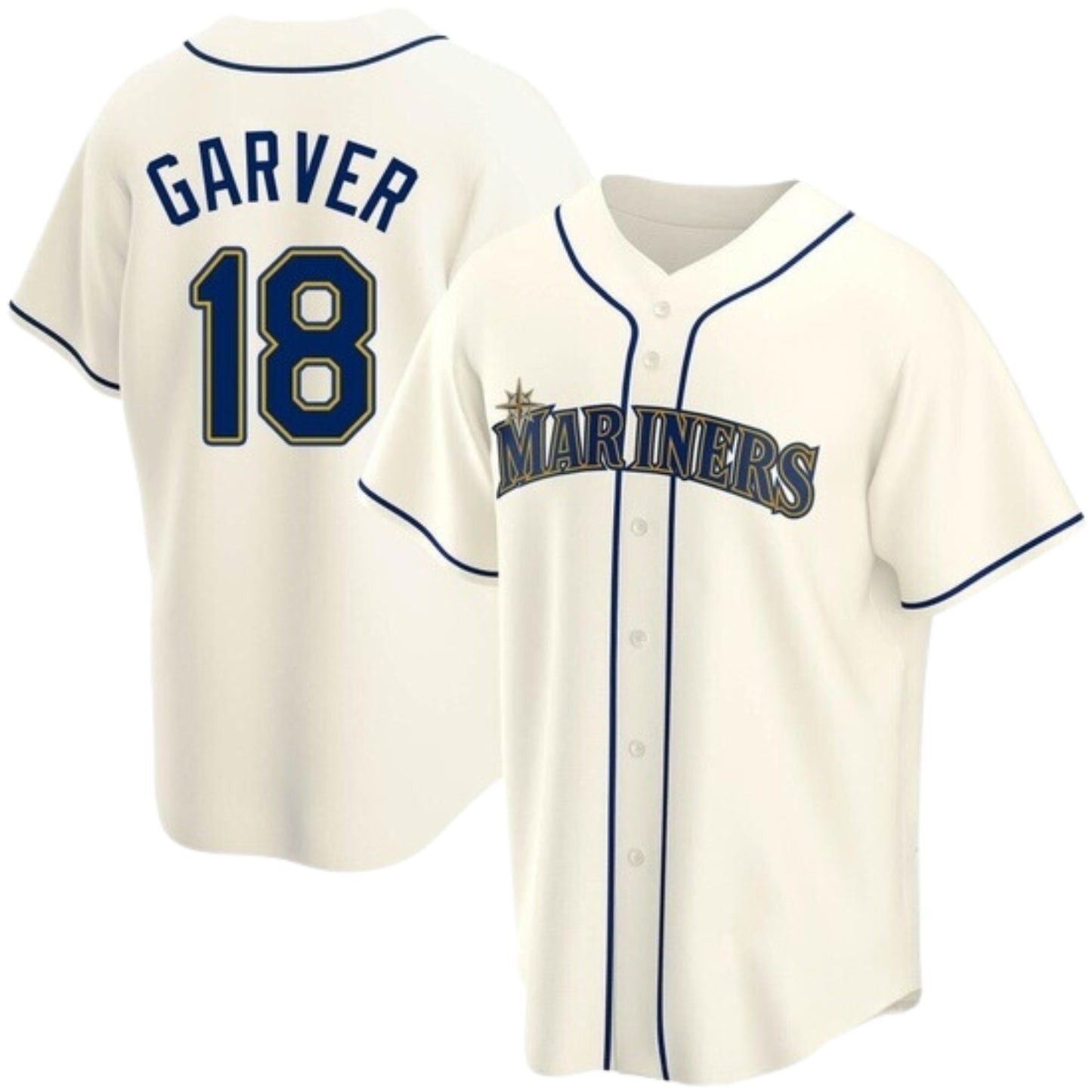 MLB Mitch Garver Seattle Mariners 18 Jersey