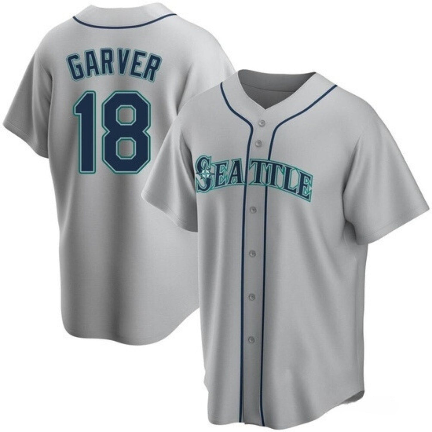 MLB Mitch Garver Seattle Mariners 18 Jersey