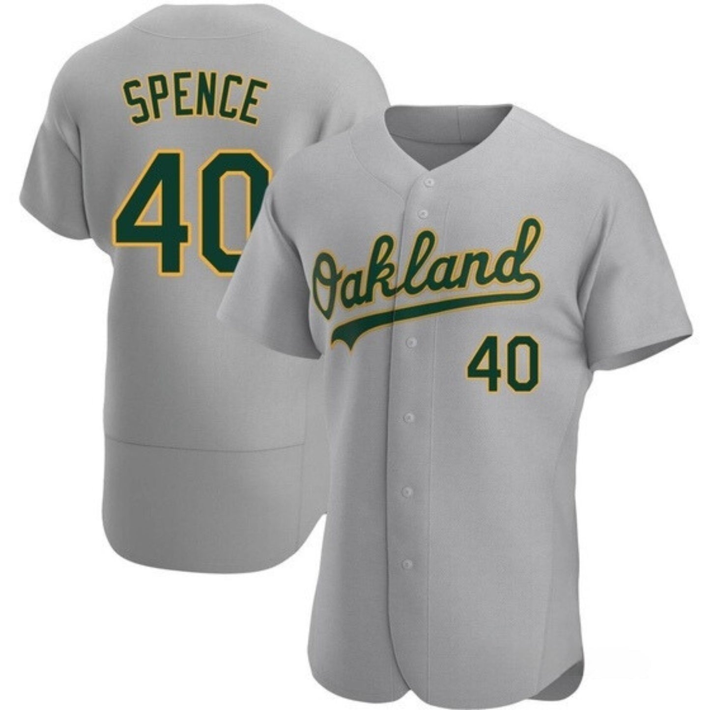 MLB Mitch Spence Oakland Athletics 40 Jersey