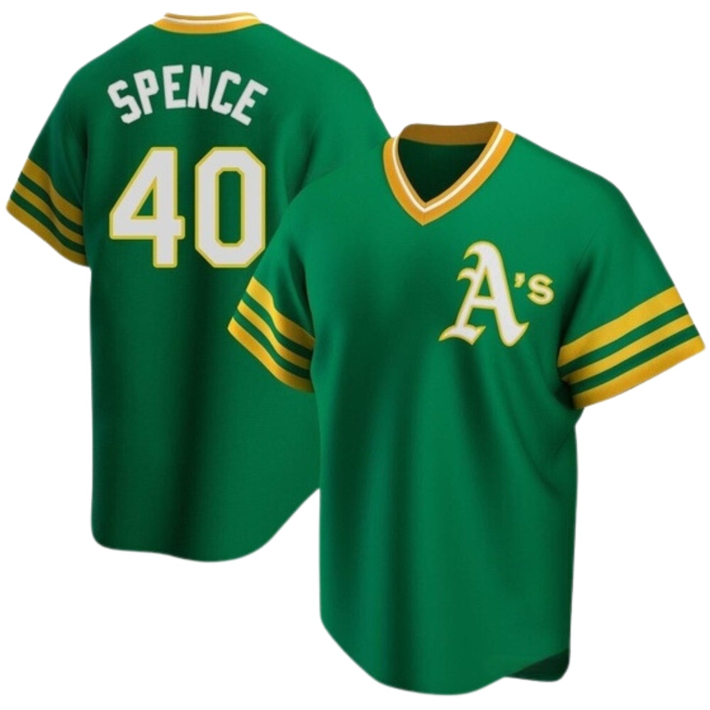 MLB Mitch Spence Oakland Athletics 40 Jersey