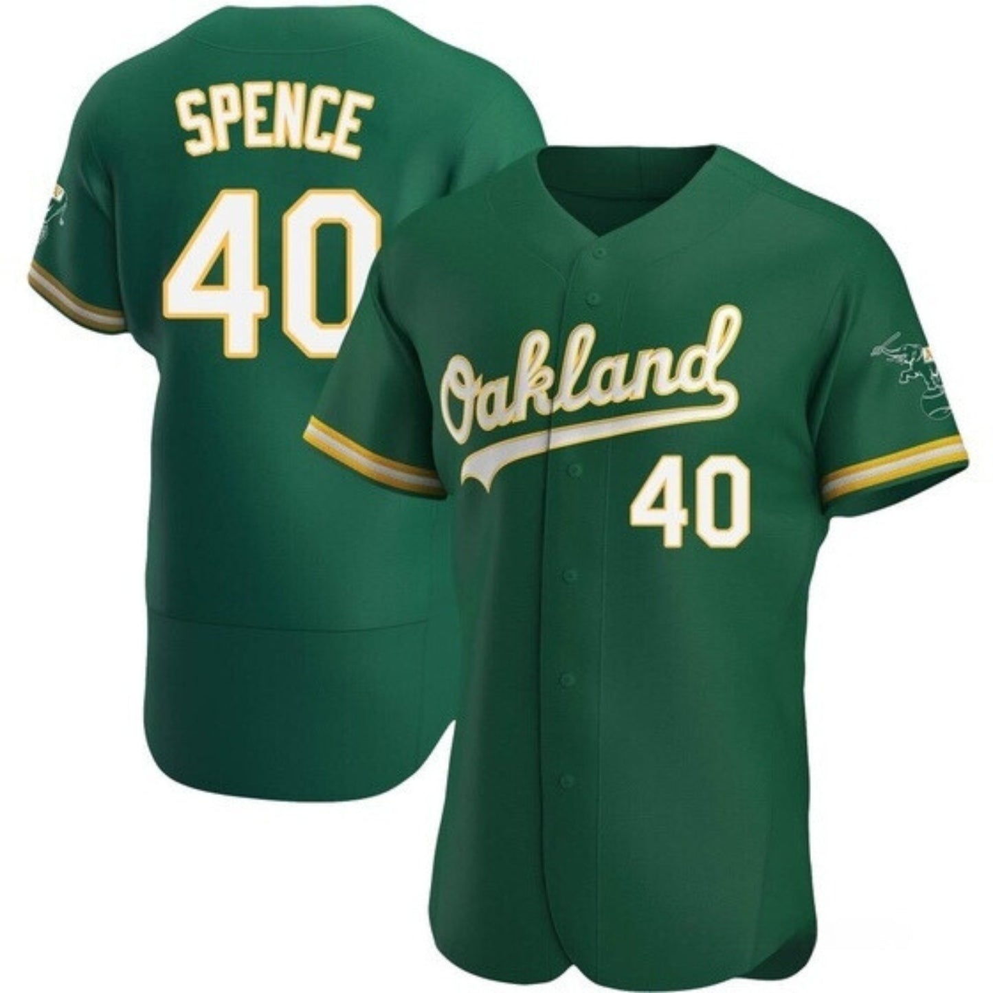 MLB Mitch Spence Oakland Athletics 40 Jersey