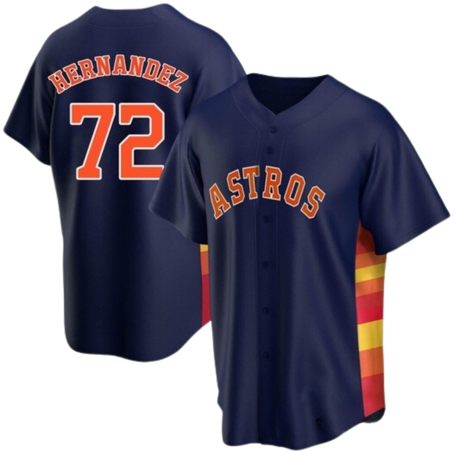 MLB Nick Hernandez Houston Astros 72 Jersey