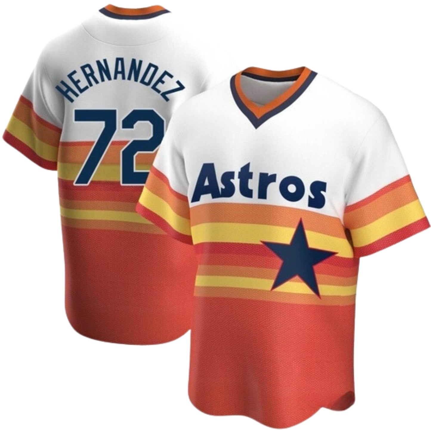 MLB Nick Hernandez Houston Astros 72 Jersey