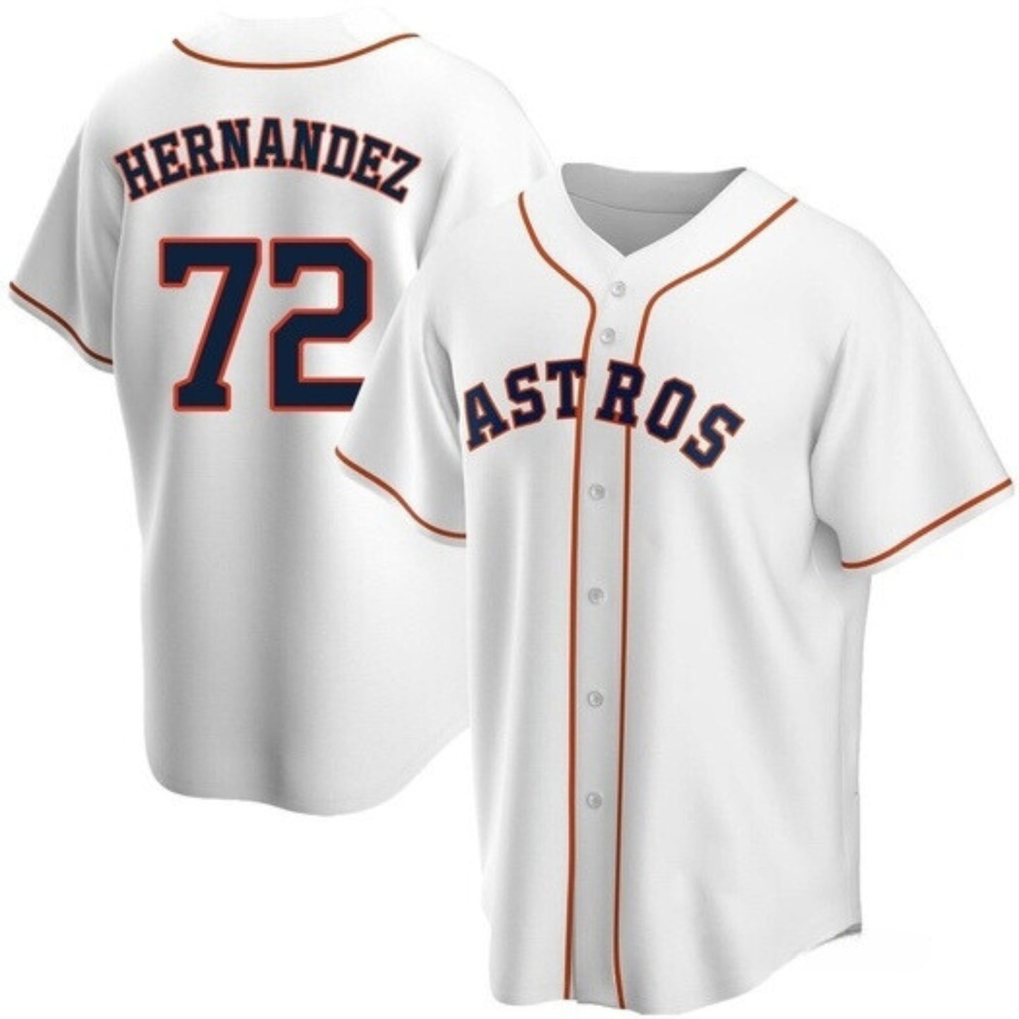 MLB Nick Hernandez Houston Astros 72 Jersey