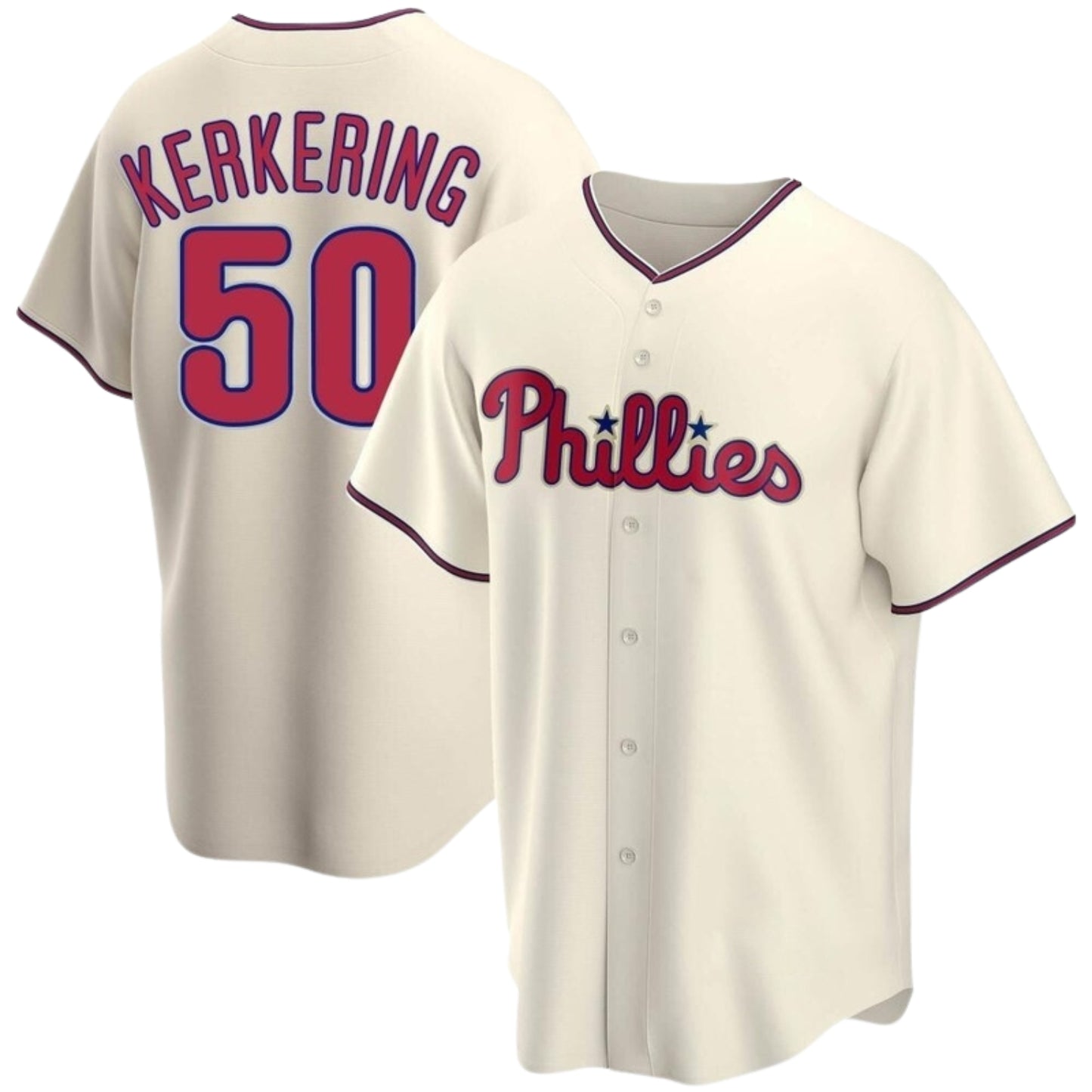 MLB Orion Kerkering Philadelphia Phillies 50 Jersey