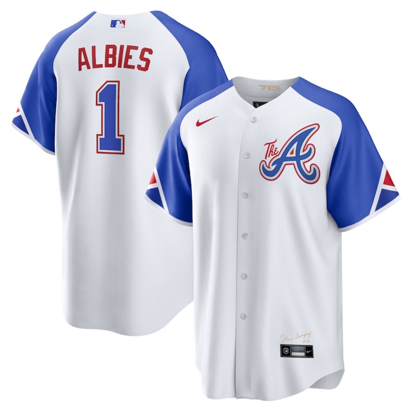 MLB Ozzie Albies Atlanta Braves 1 Jersey