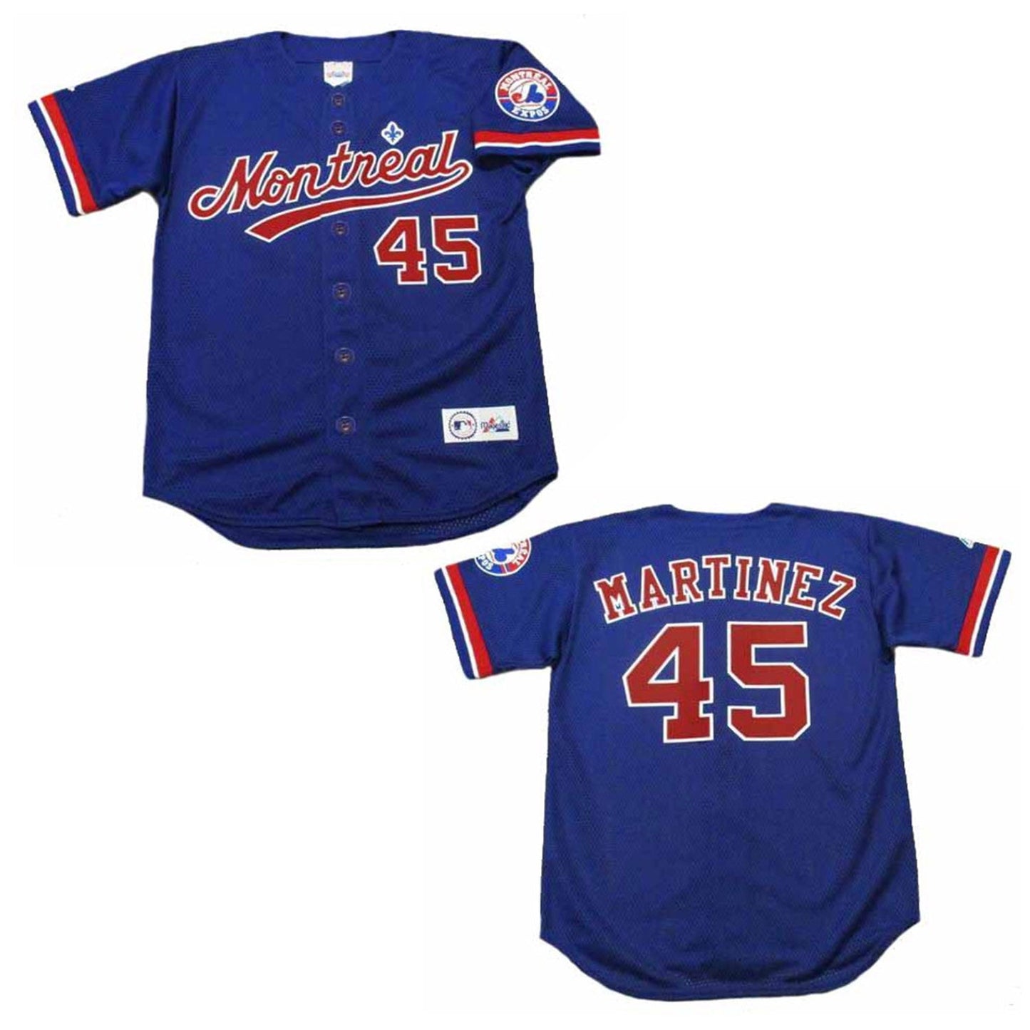 MLB Pedro Martinez Montreal Expos 45 Jersey