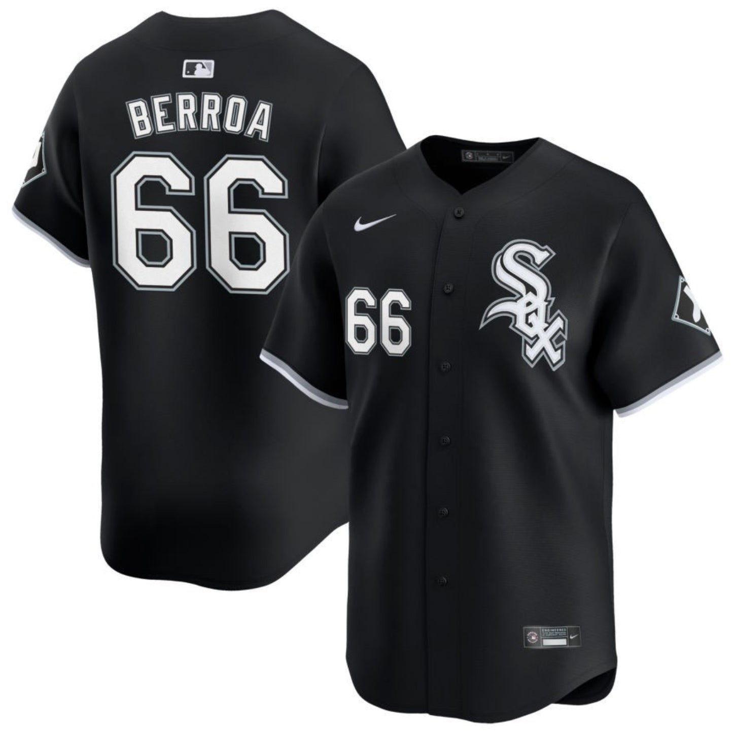 MLB Prelander Berroa Chicago White Sox 66 Jersey