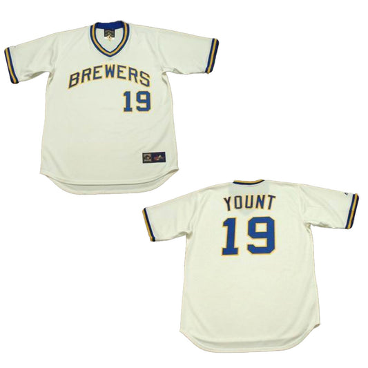 MLB Robin Yount Milwaukee Brewers 19 Jersey