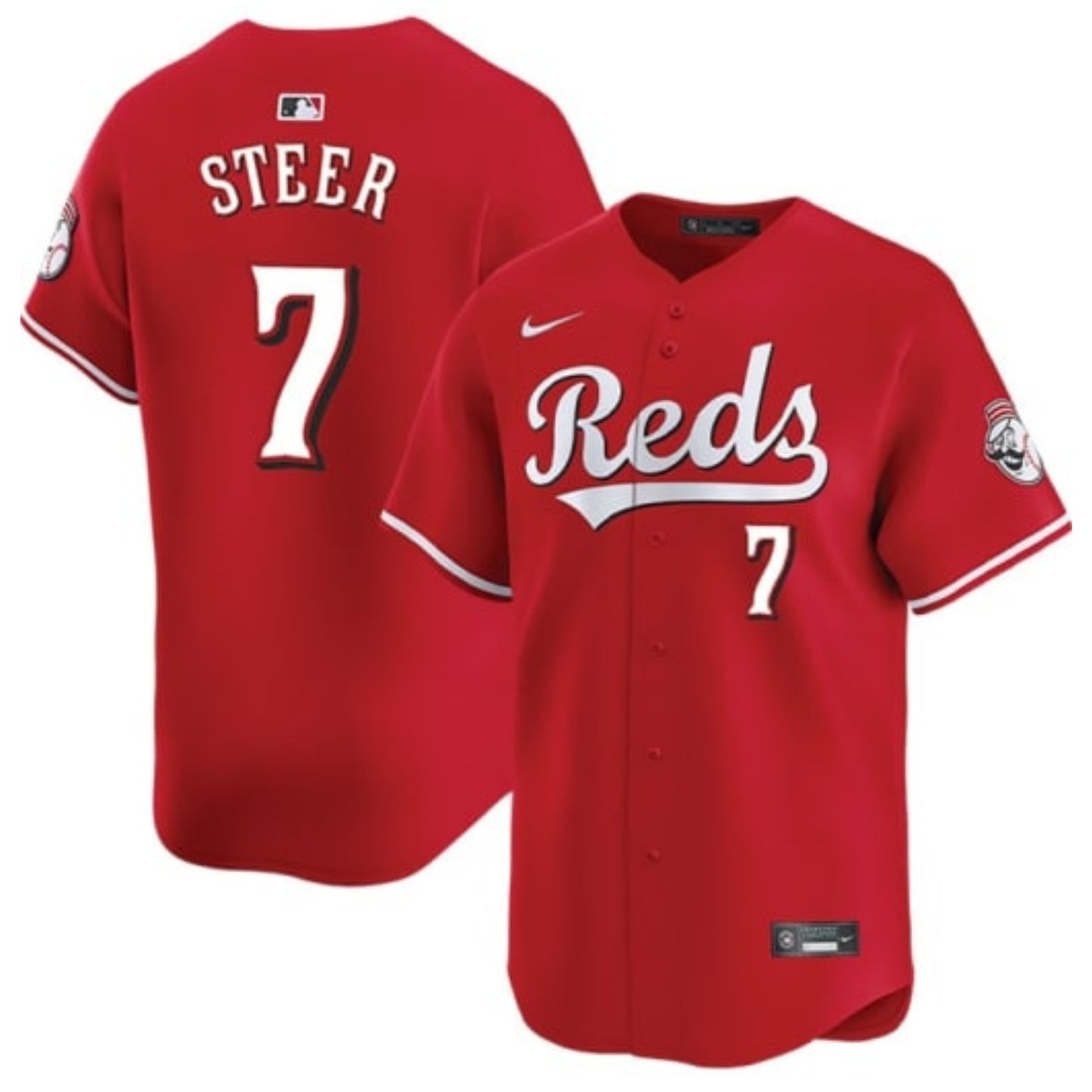 MLB Spencer Steer Cincinnati Reds 7 Jersey