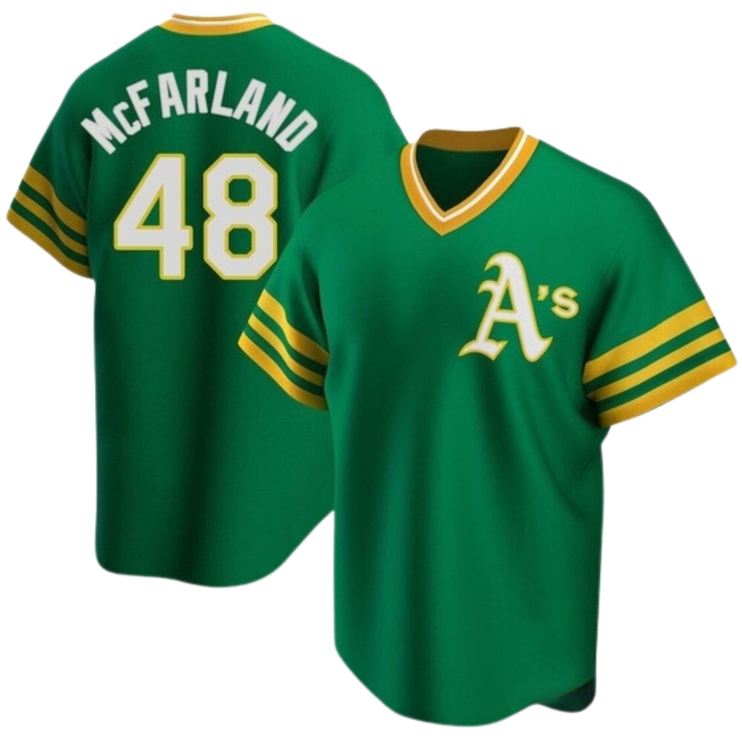 MLB T.J. McFarland Oakland Athletics 48 Jersey