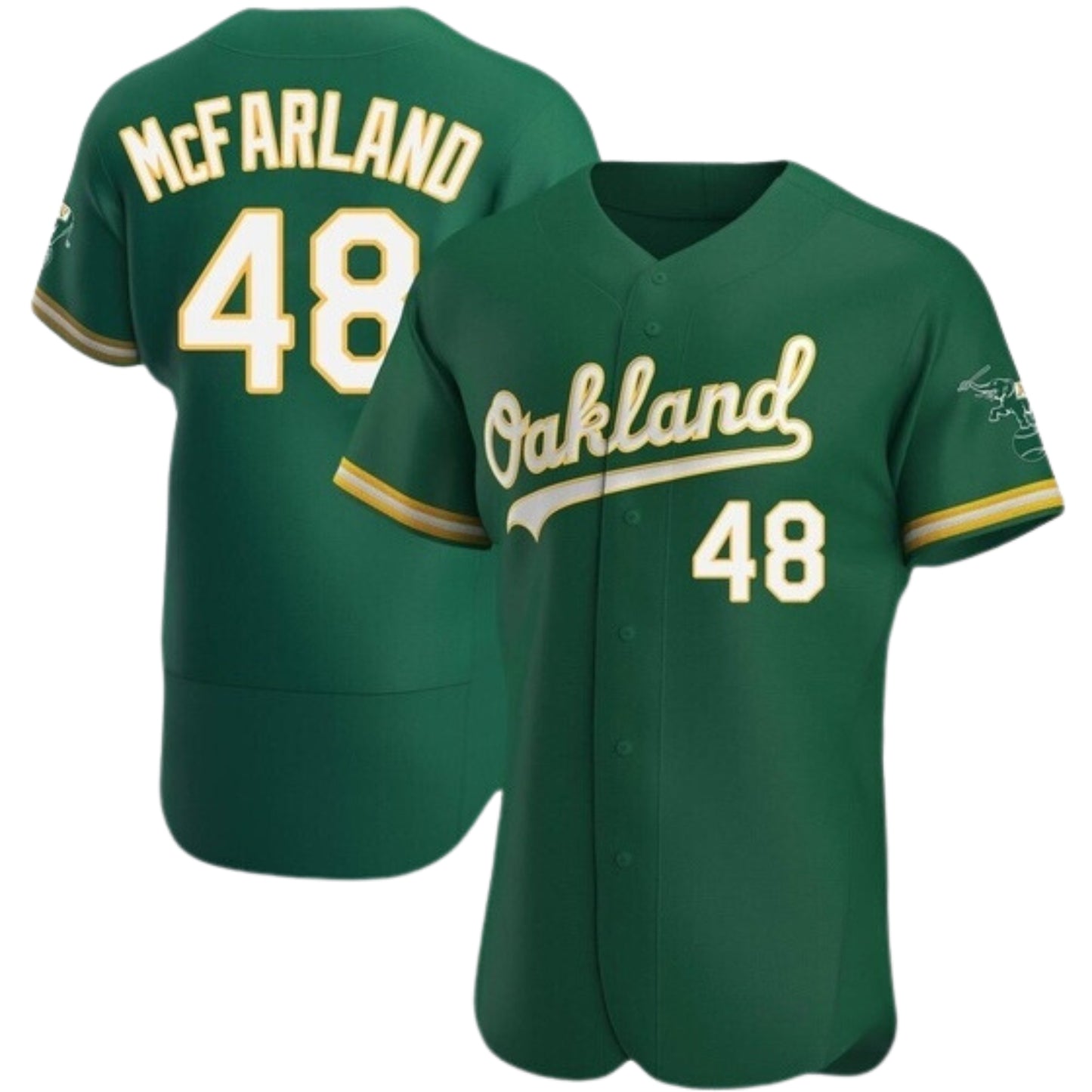 MLB T.J. McFarland Oakland Athletics 48 Jersey