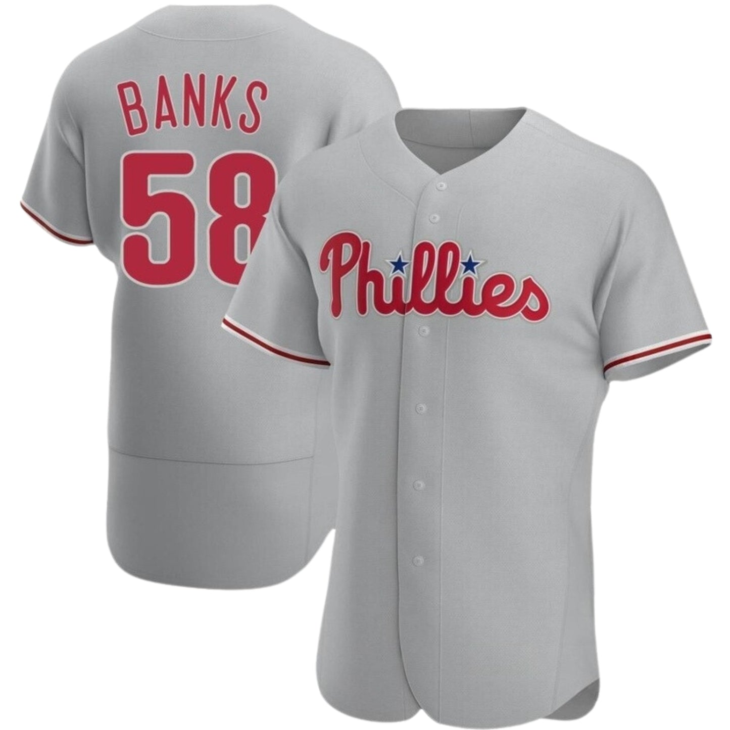 MLB Tanner Banks Philadelphia Phillies 58 Jersey