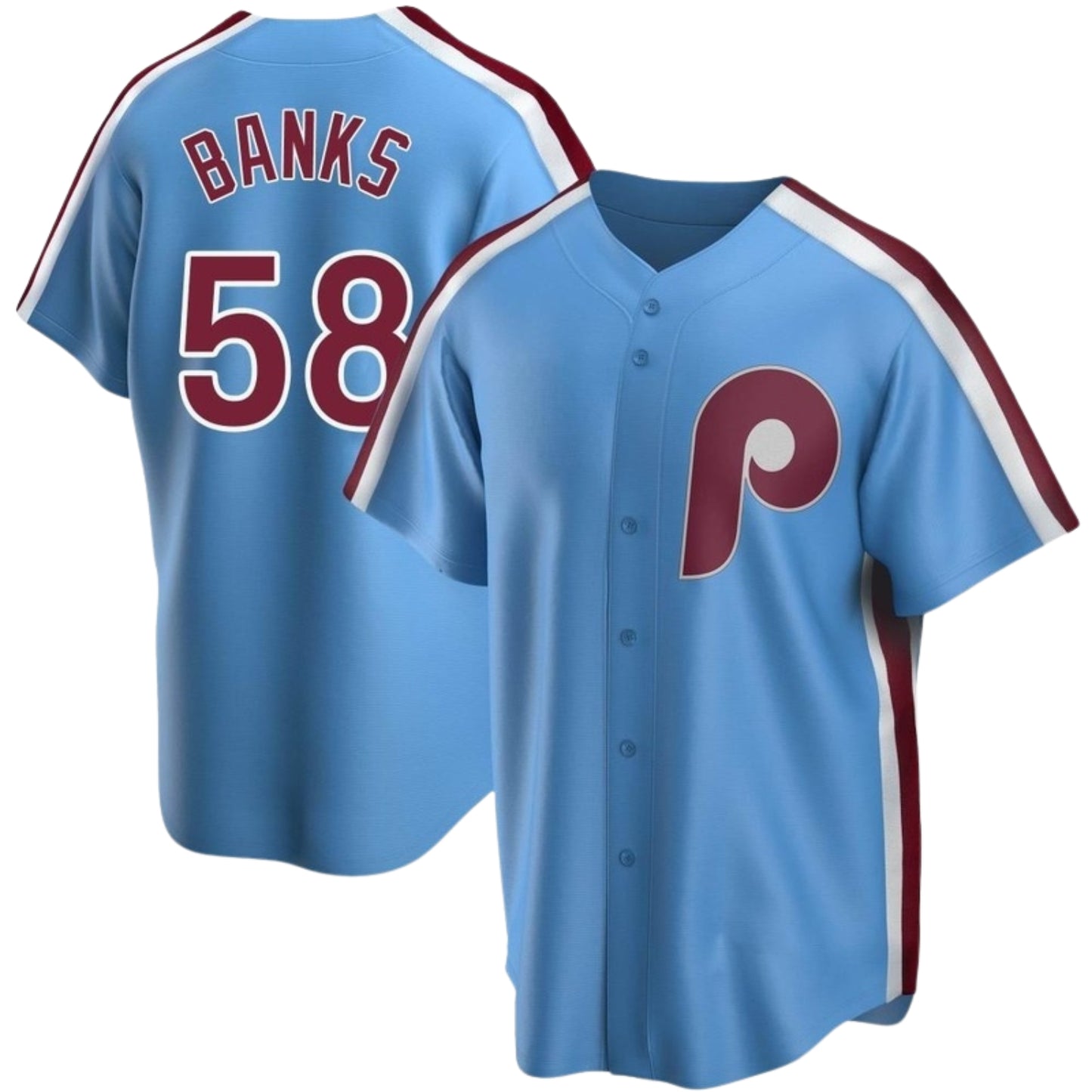 MLB Tanner Banks Philadelphia Phillies 58 Jersey