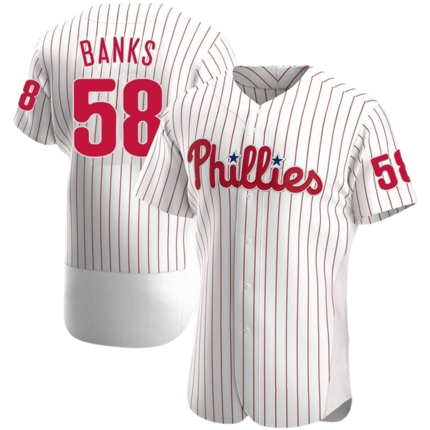 MLB Tanner Banks Philadelphia Phillies 58 Jersey