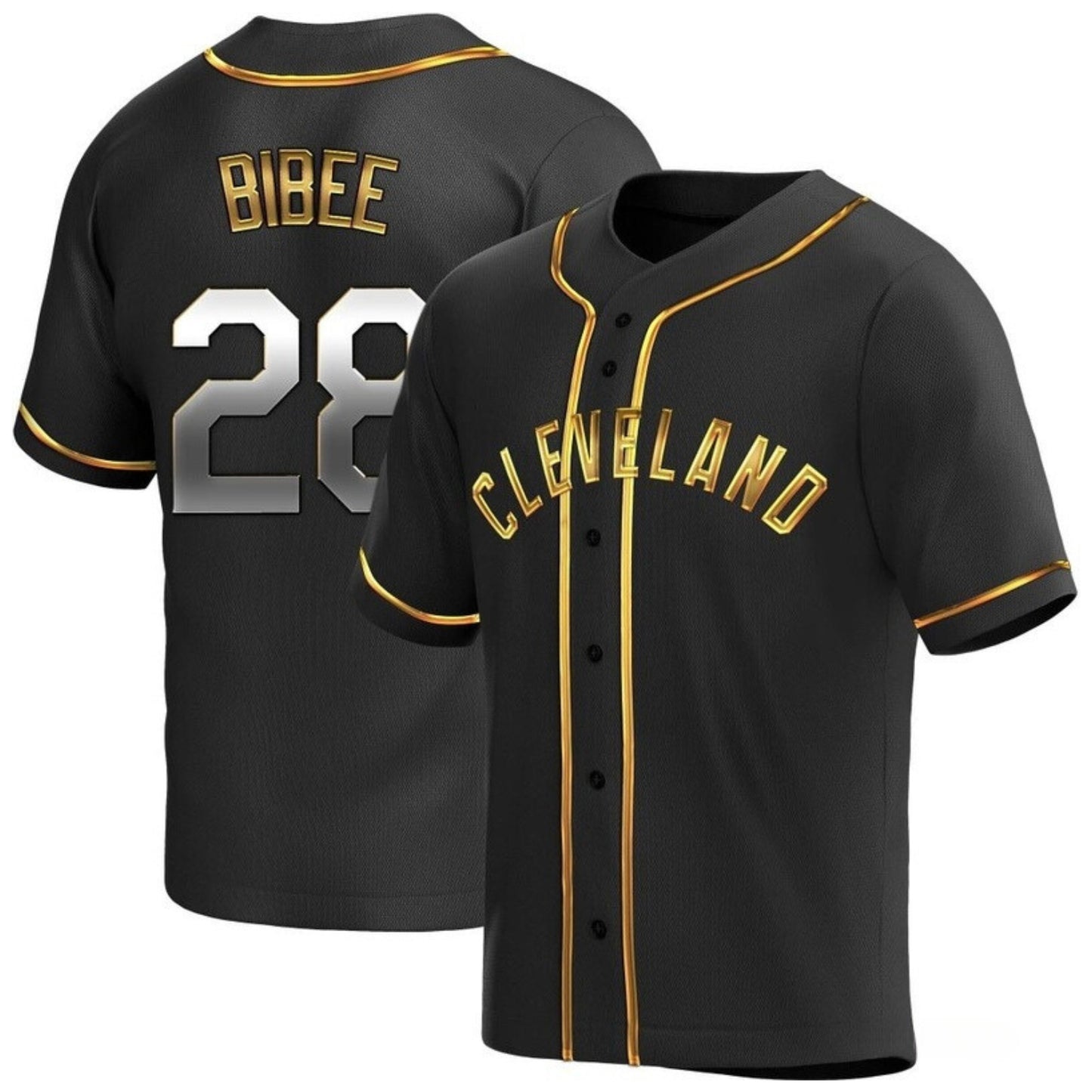 MLB Tanner Bibee Cleveland Guardians 28 Jersey