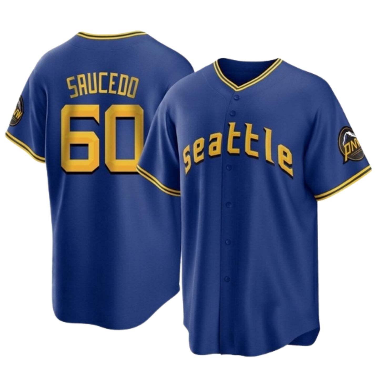 MLB Tayler Saucedo Seattle Mariners 60 Jersey