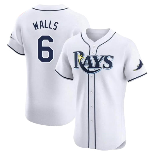 MLB Taylor Walls Tampa Bay Rays 6 Jersey