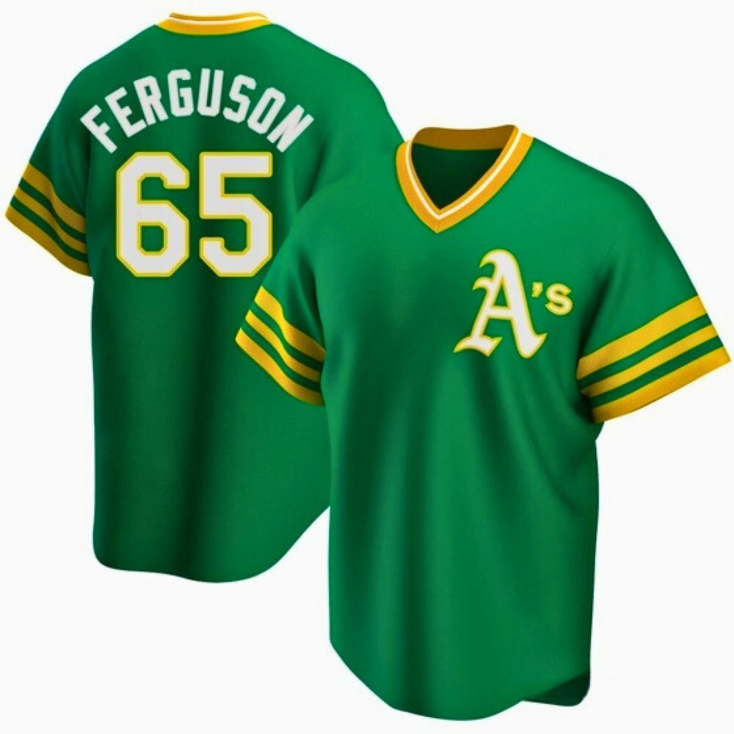 MLB Tyler Ferguson Oakland Athletics 65 Jersey