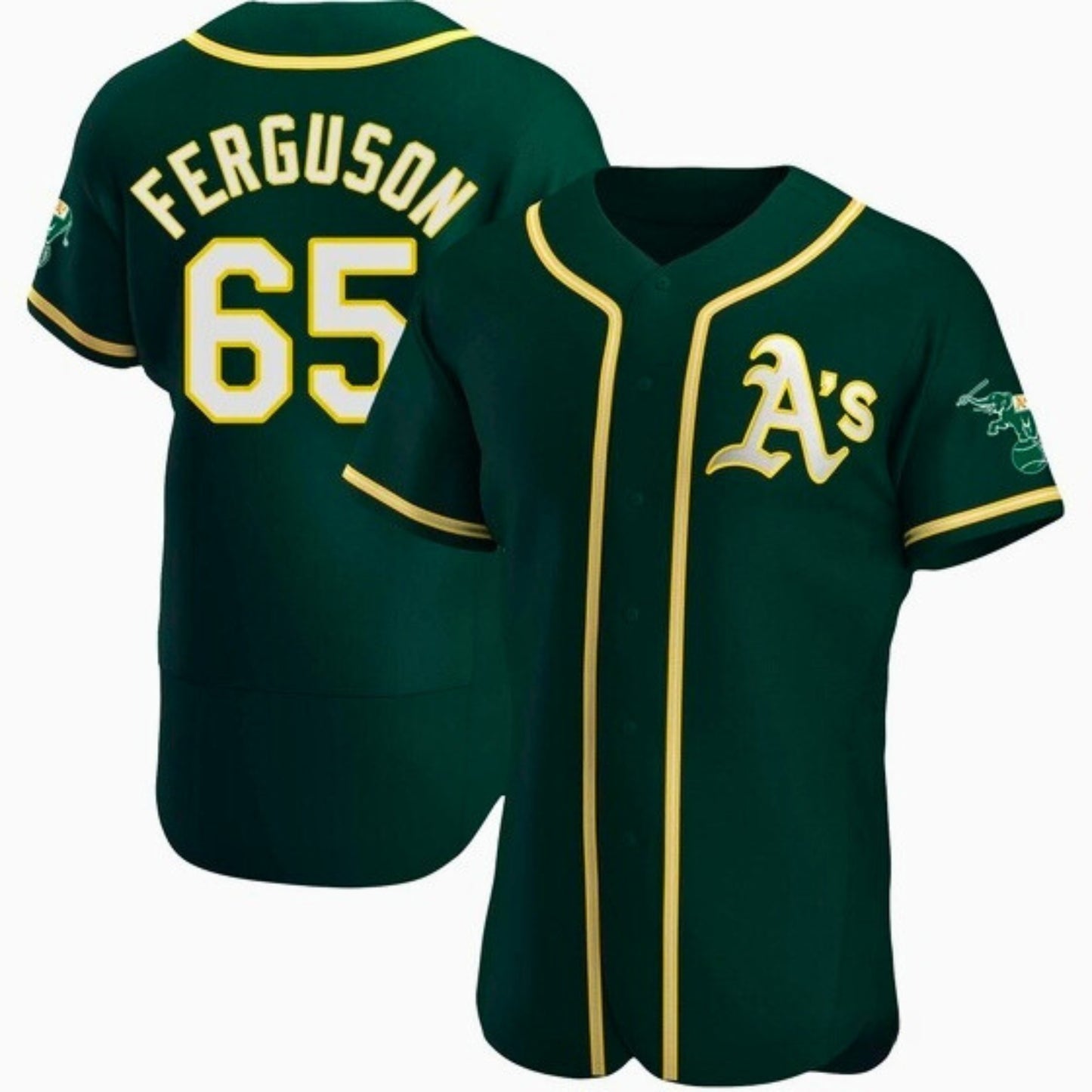 MLB Tyler Ferguson Oakland Athletics 65 Jersey