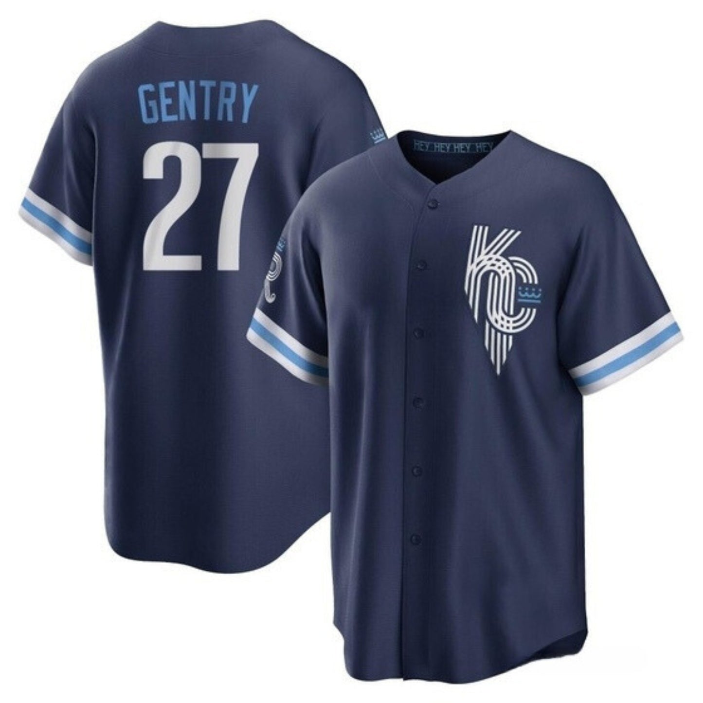 MLB Tyler Gentry Kansas City Royals 27 Jersey