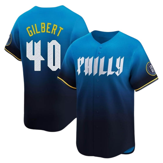 MLB Tyler Gilbert Philadelphia Phillies 40 Jersey