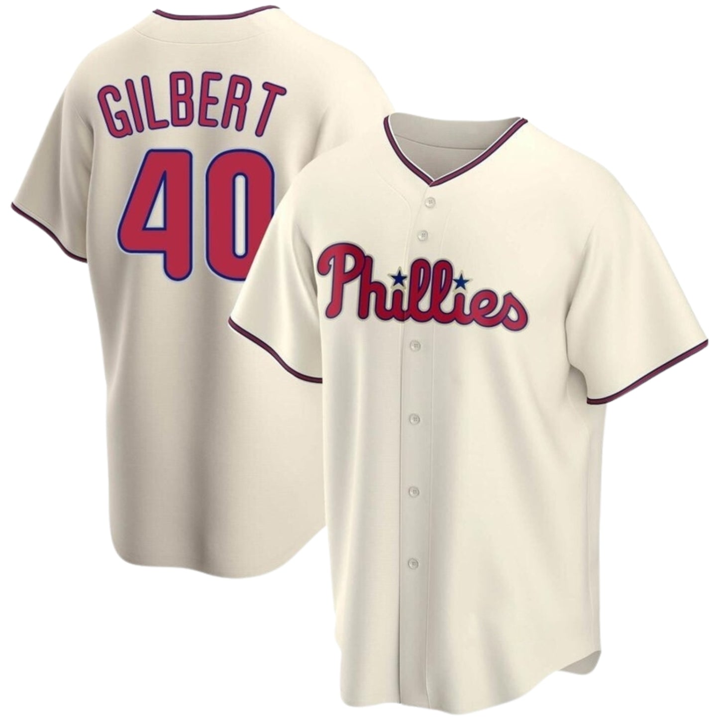 MLB Tyler Gilbert Philadelphia Phillies 40 Jersey