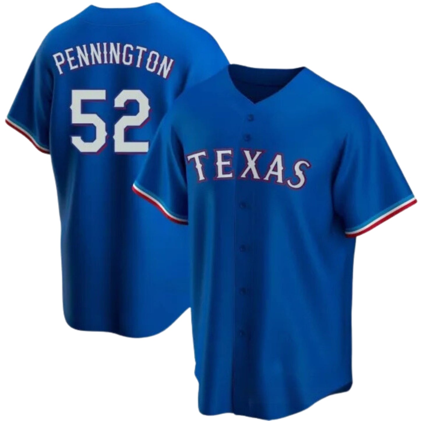 MLB Walter Pennington Texas Rangers 52 Jersey