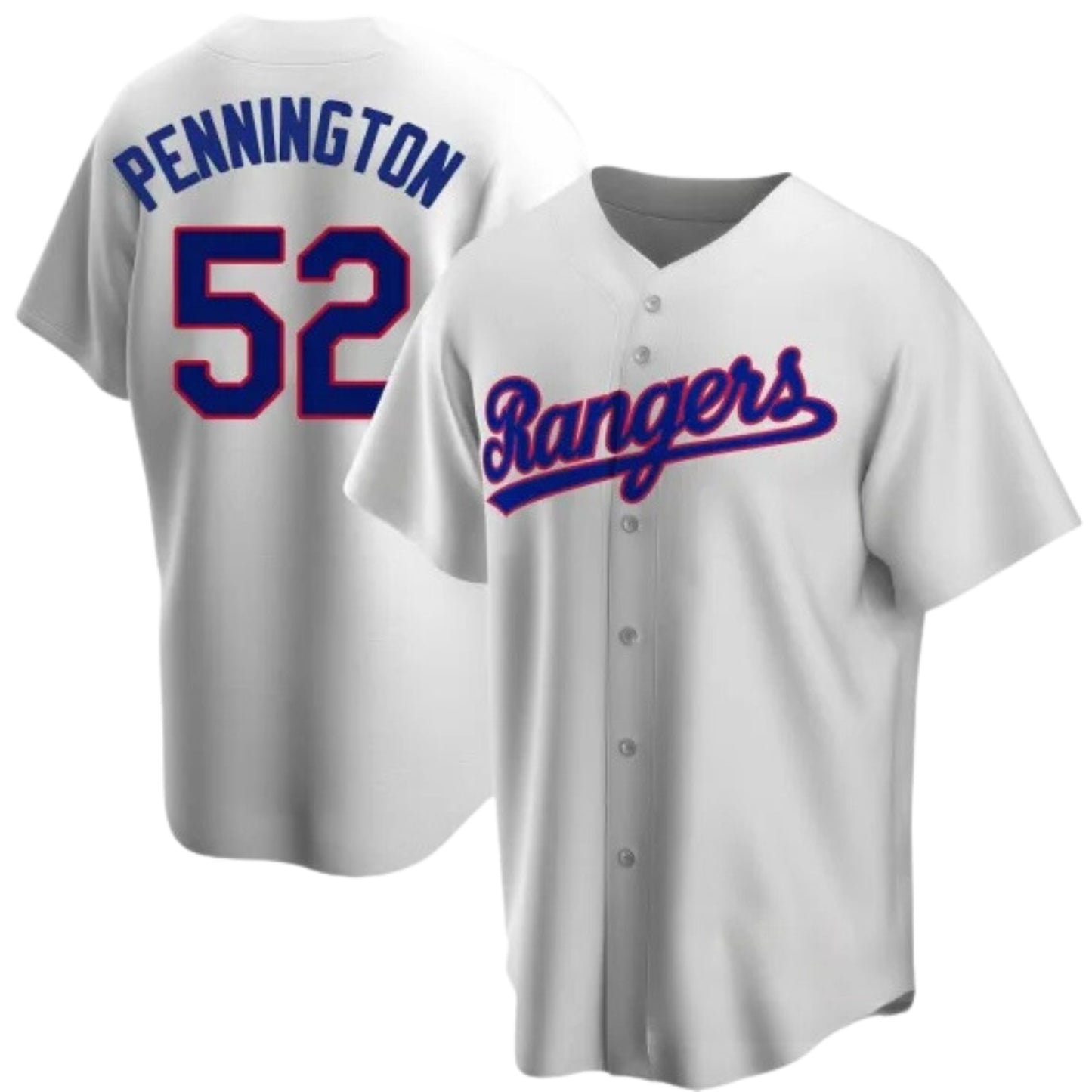 MLB Walter Pennington Texas Rangers 52 Jersey