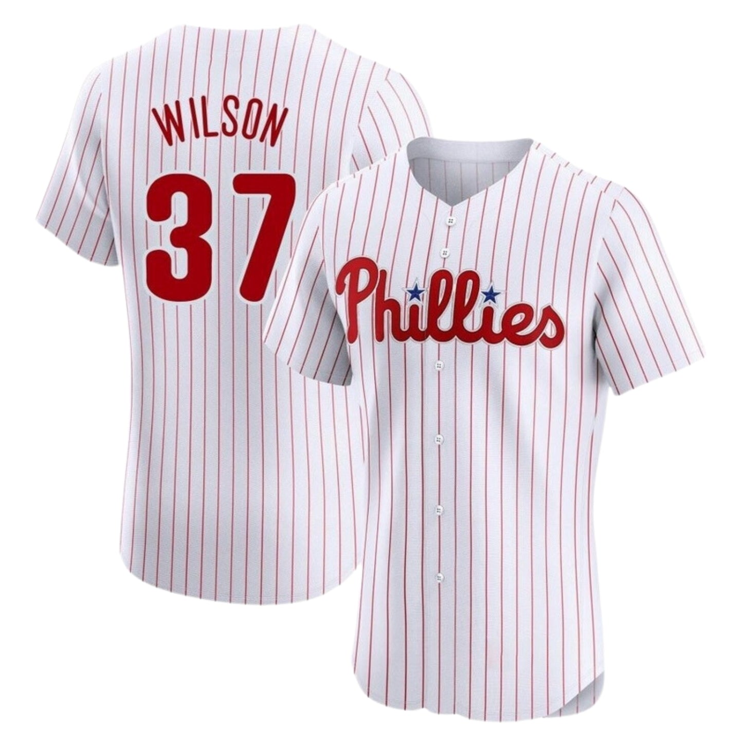 MLB Weston Wilson Philadelphia Phillies 37 Jersey