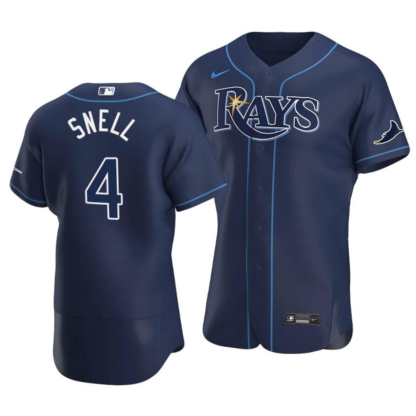 MLB Blake Snell Tampa Bay Rays 4 Jersey