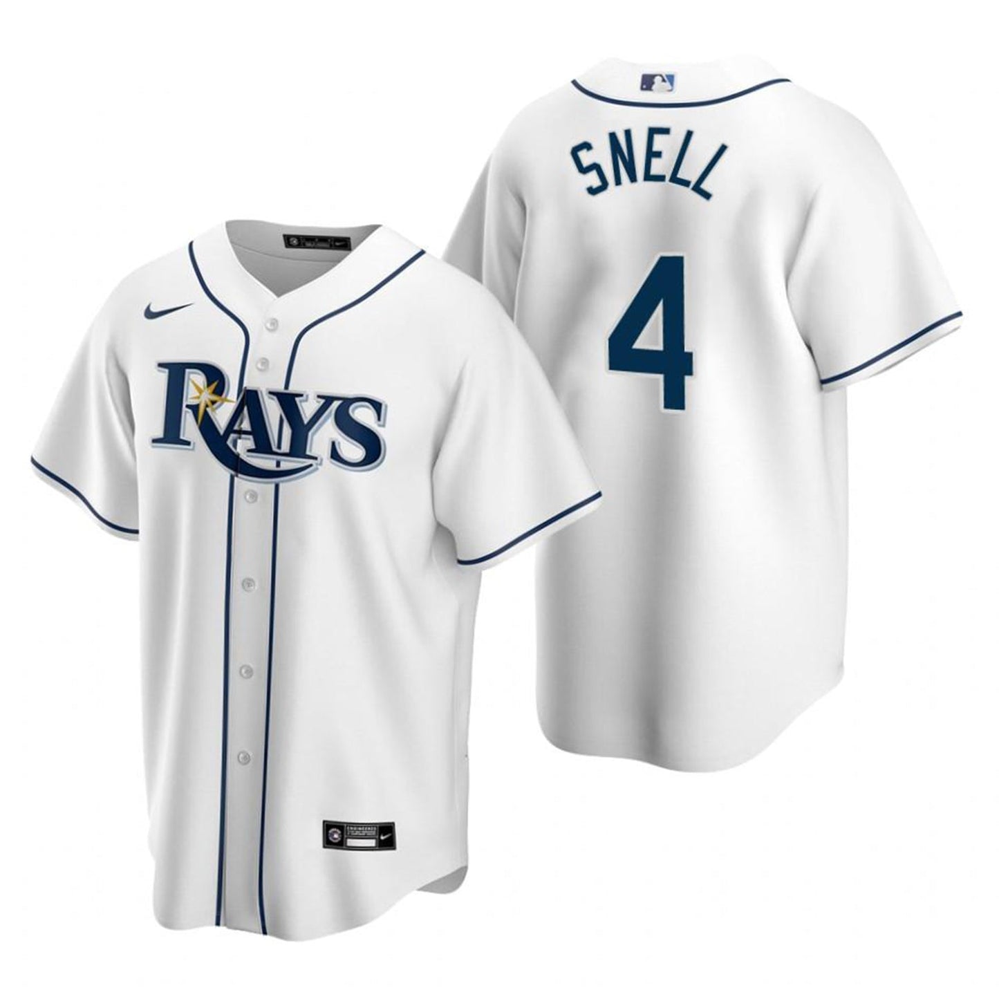 MLB Blake Snell Tampa Bay Rays 4 Jersey