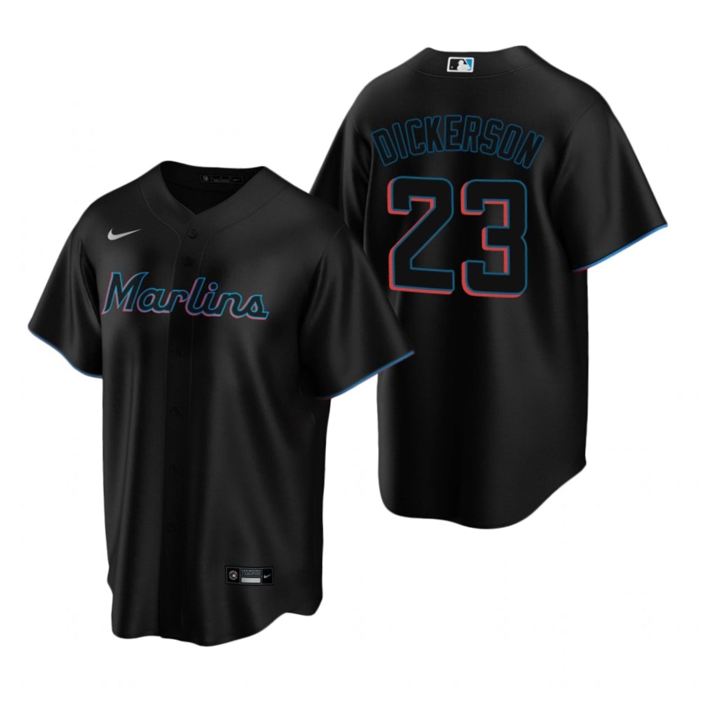 MLB Corey Dickerson Miami Marlins 23 Jersey