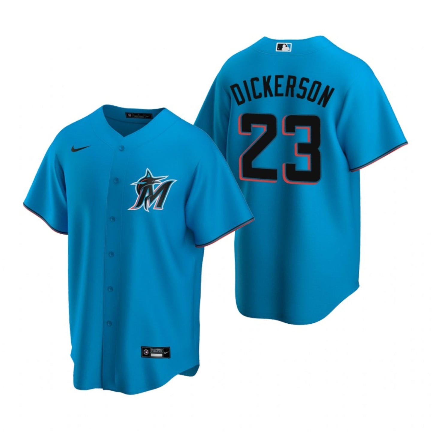 MLB Corey Dickerson Miami Marlins 23 Jersey
