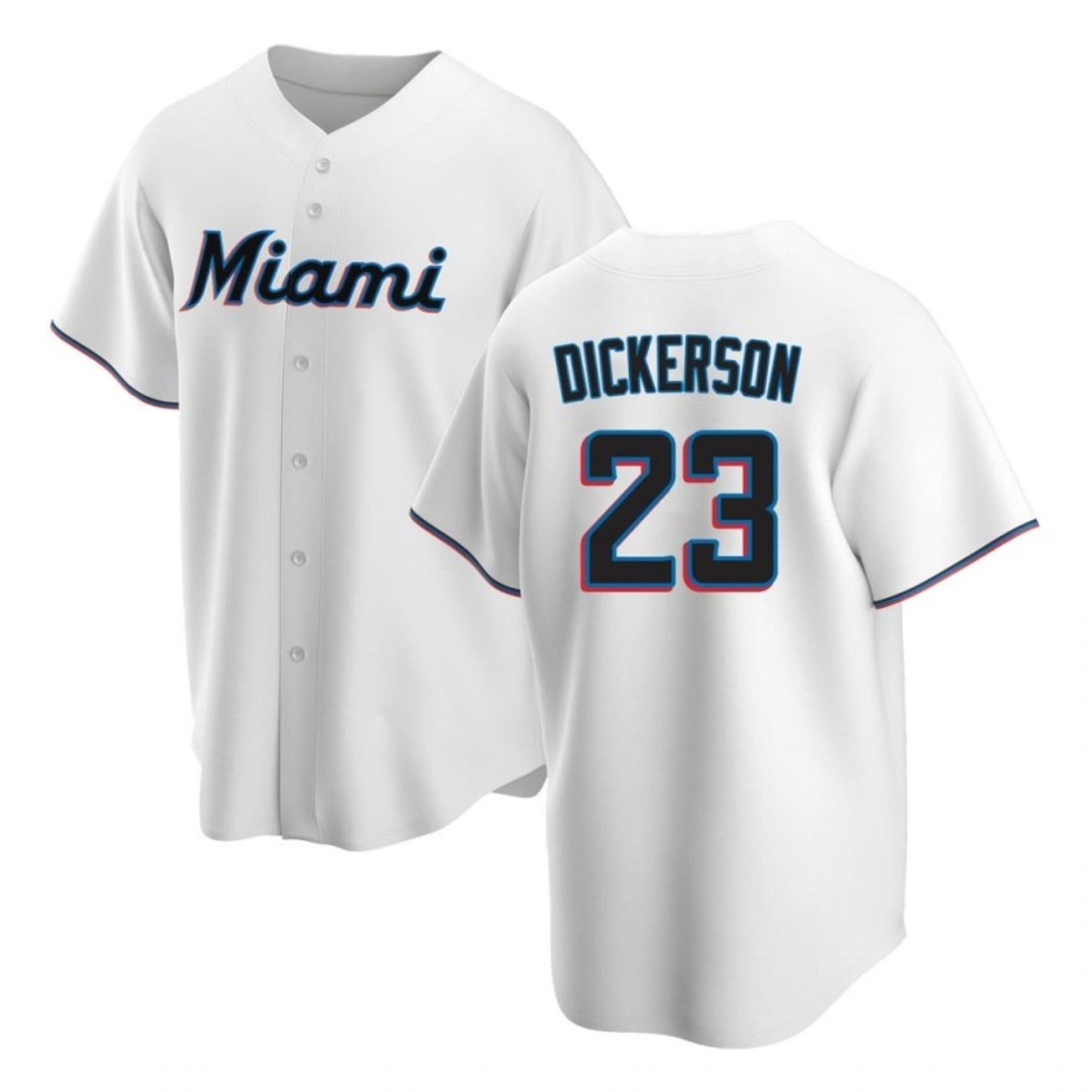 MLB Corey Dickerson Miami Marlins 23 Jersey