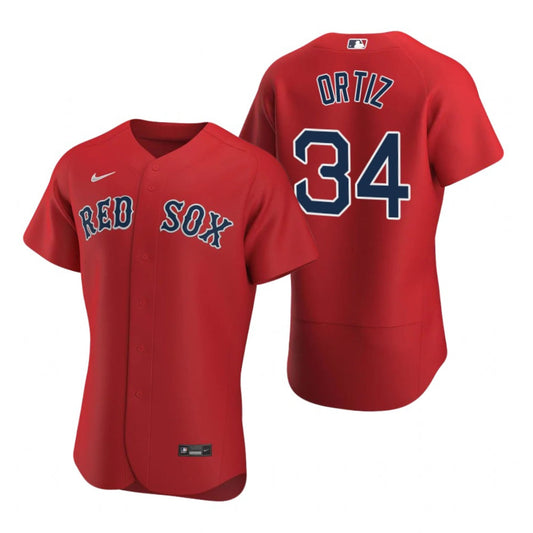 MLB David Ortiz Boston Red Sox 34 Jersey