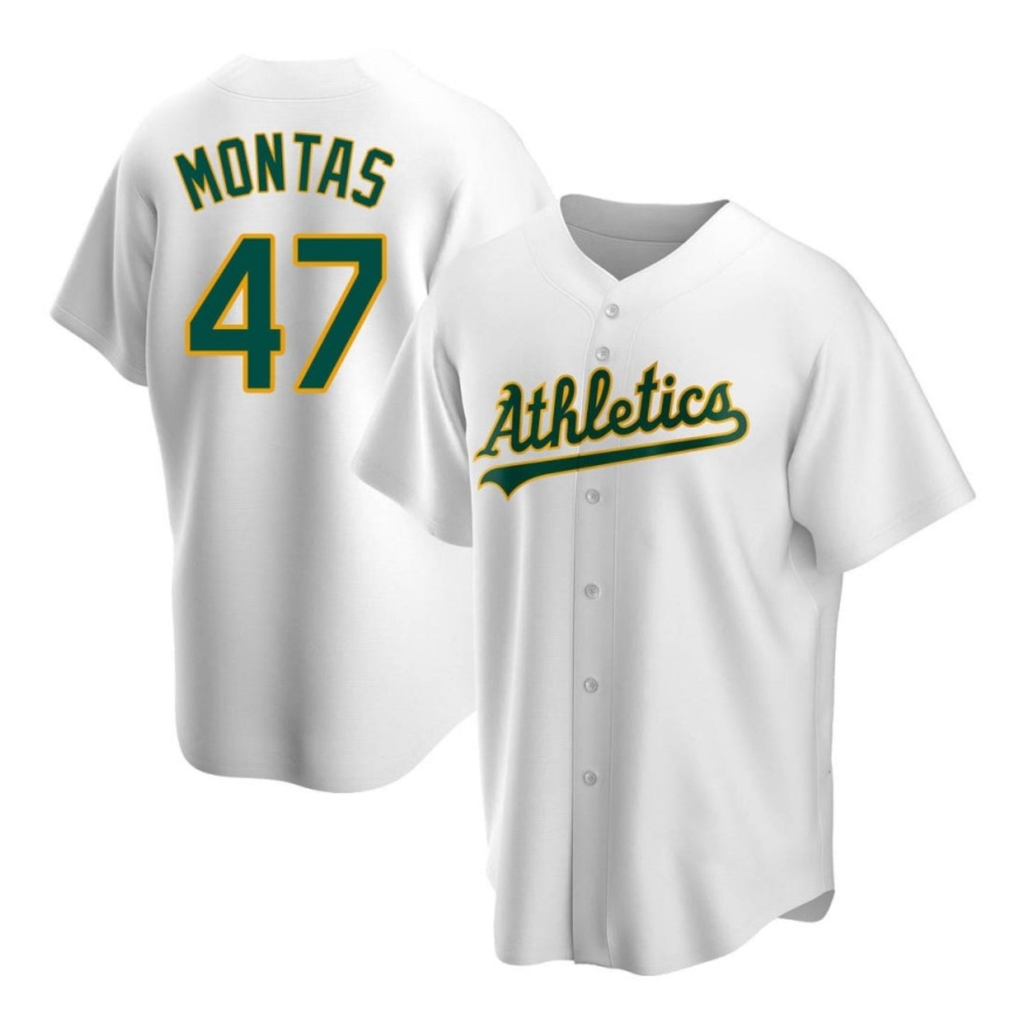 MLB Frankie Montas Oakland Athletics 47 Jersey